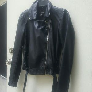 Leather jacket (faux )