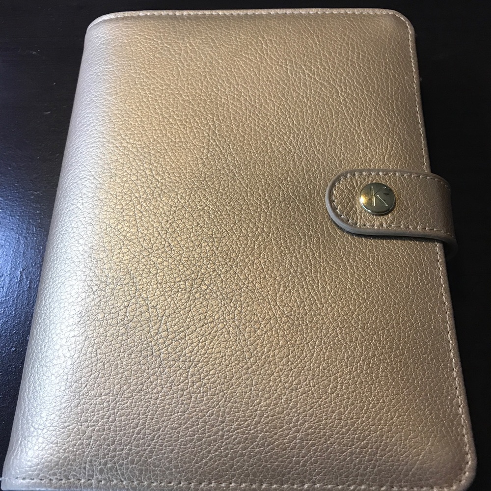 Kikki K personal planner medium: Gold