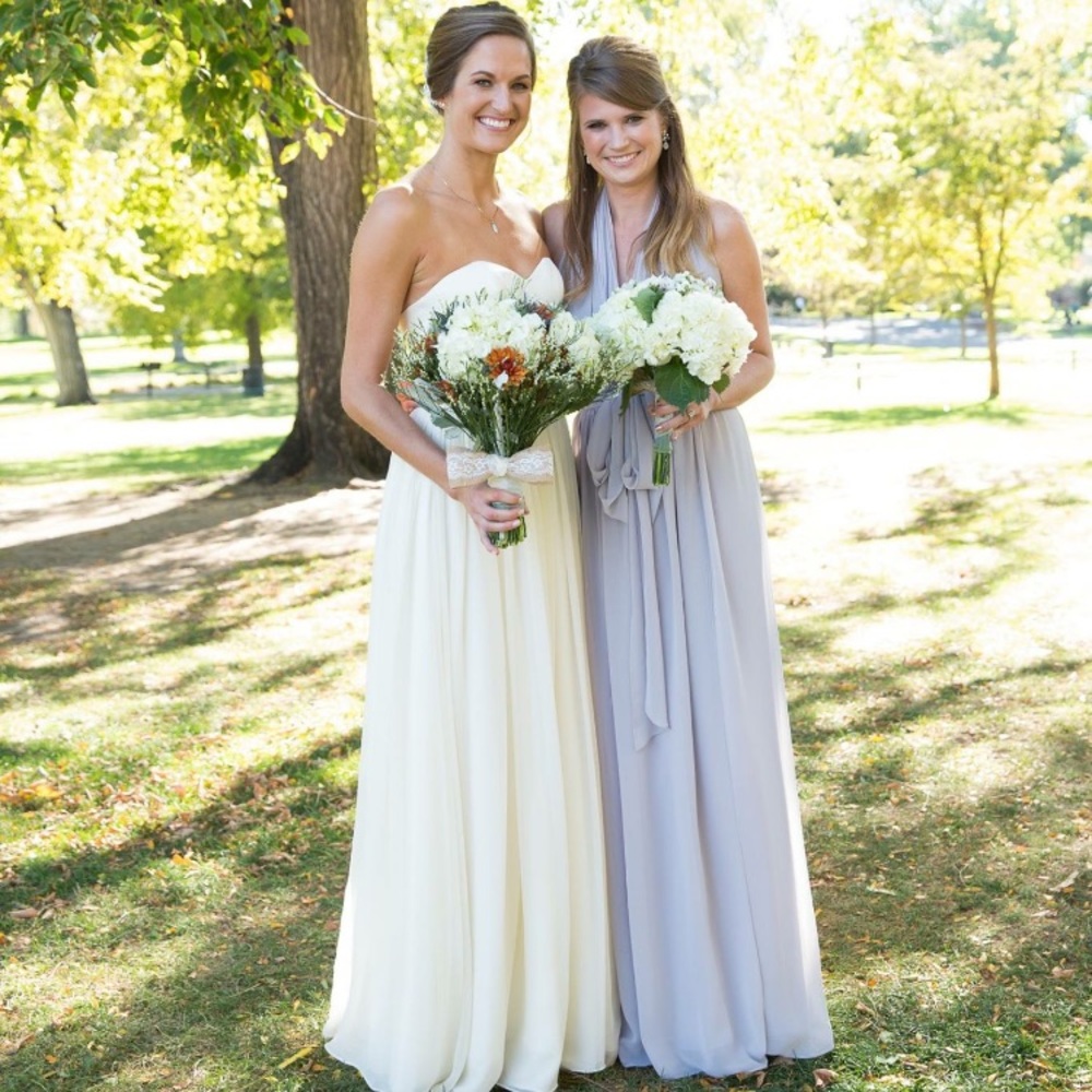 Joanna August Amber Long in silver bells