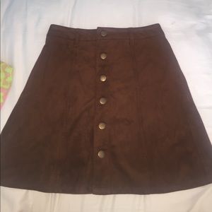 Button down skirt