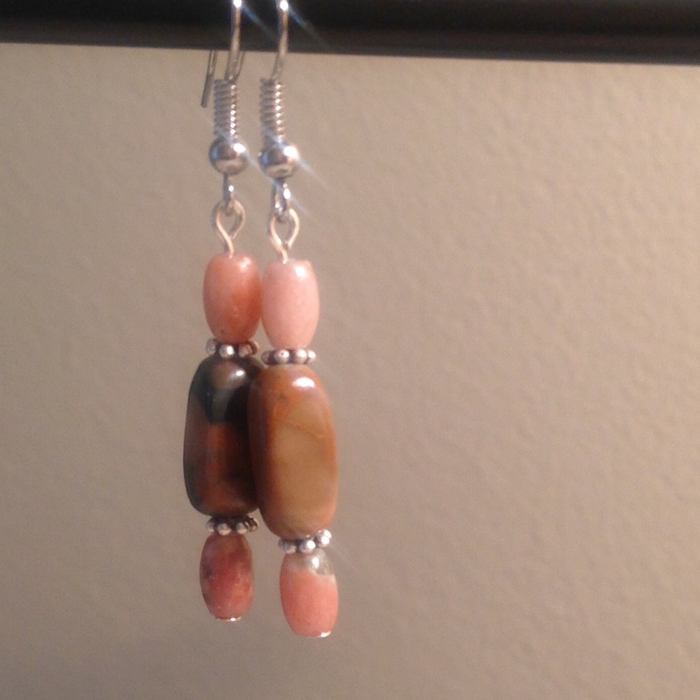 Stone earring