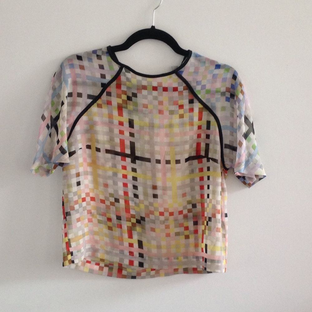 ASOS Sheer Coloured Top
