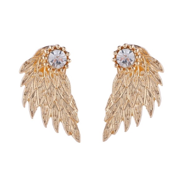 Jewelry - A New Alloy Angel Wing Earrings