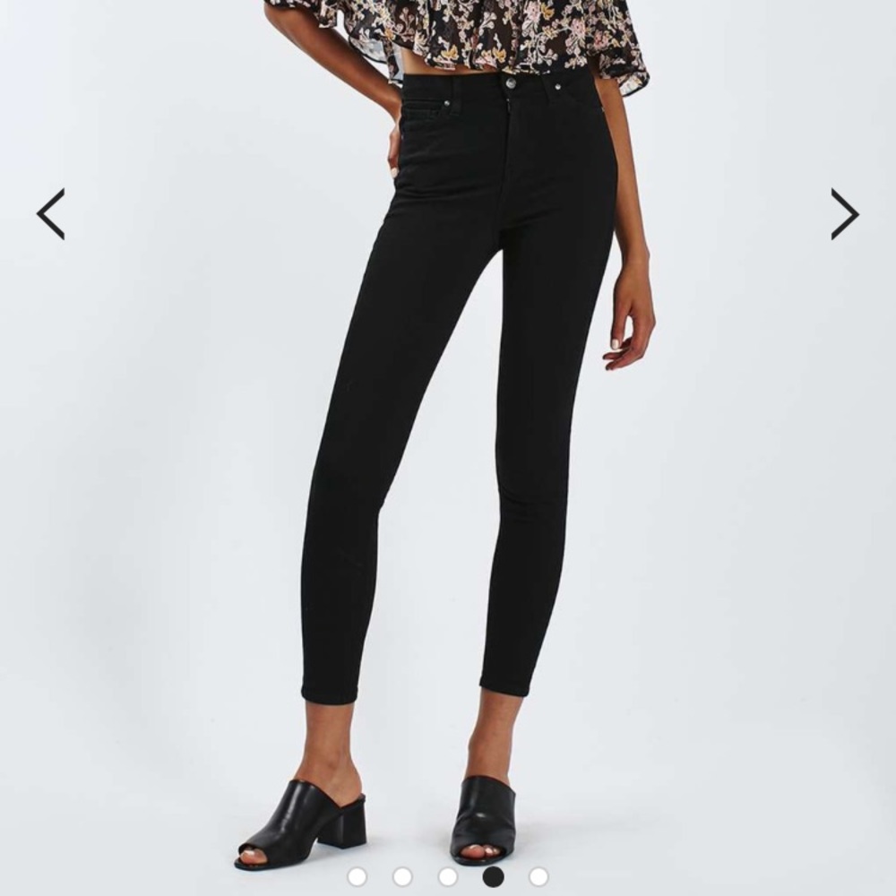 Topshop MOTO Black Jamie Jeans