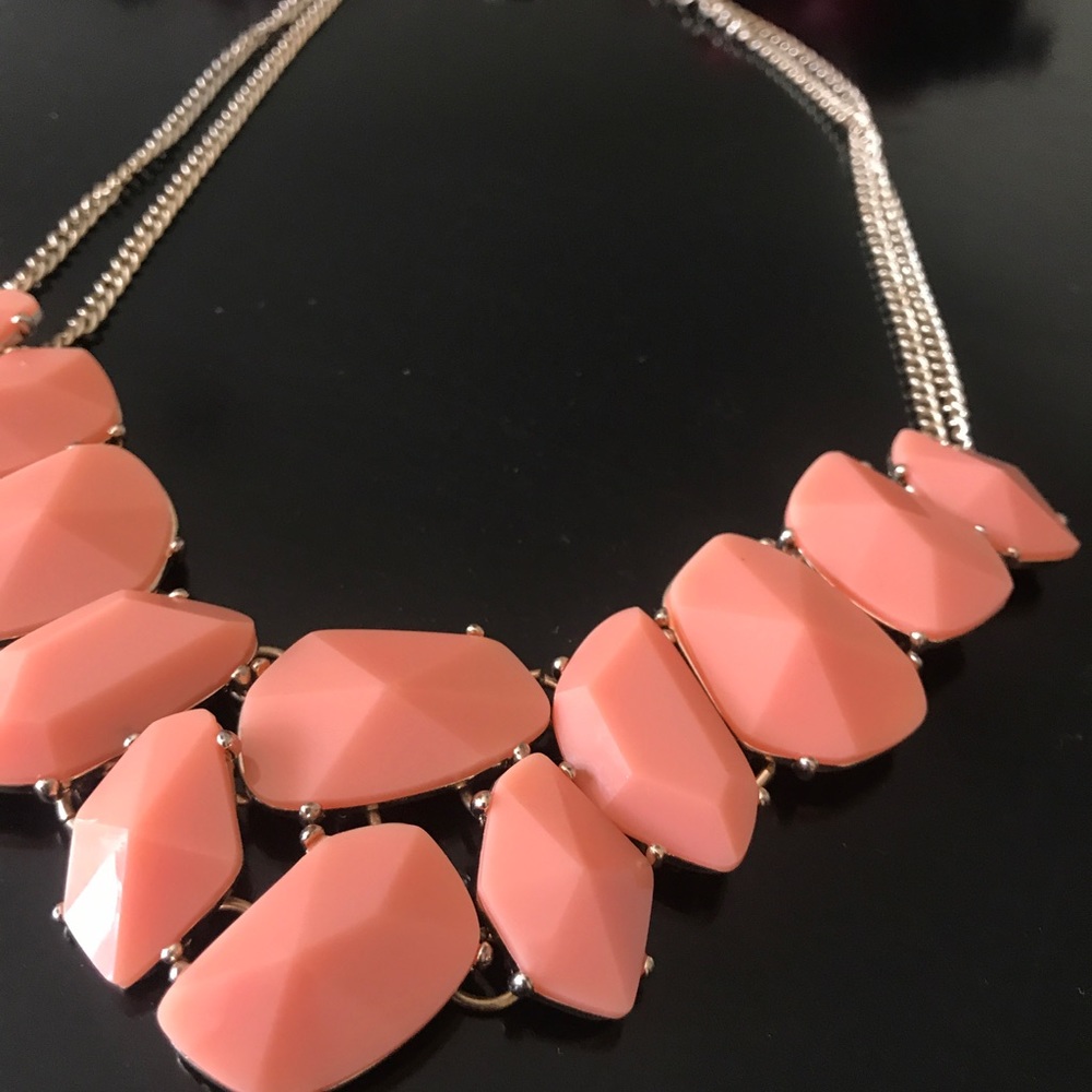 Chunky Peach Necklace