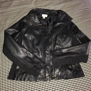 Faux Leather Jacket