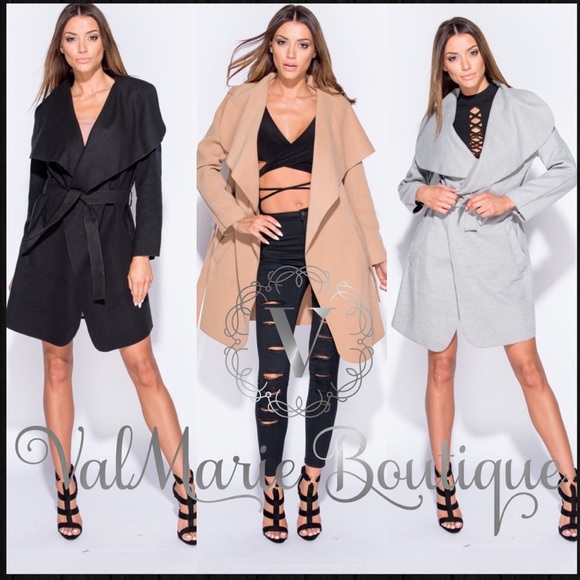 Grey Felt Feel Jacket - Picture 3 of 3