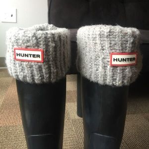 Grey Knitted Hunter Book Socks