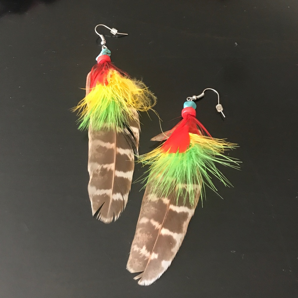 Fun Feather Earrings