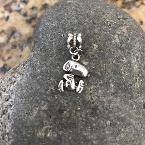 Tibetan silver Snoopy Charm