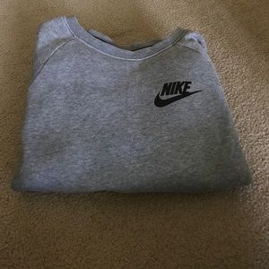 Lightly worn Nike sweatshirt. Grey