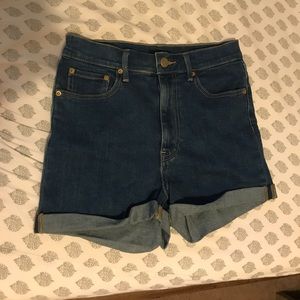 BDG super high waisted shorts