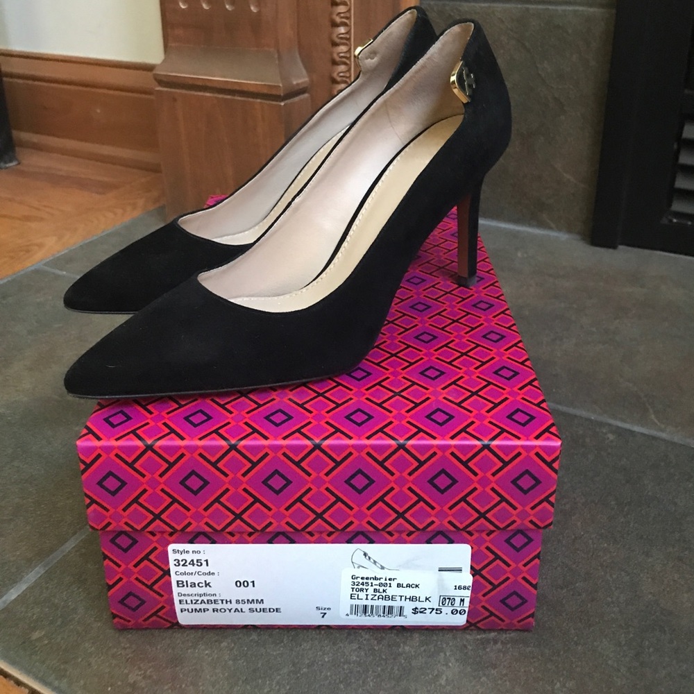 Tory Birch size 7 Elizabeth pump royal suede