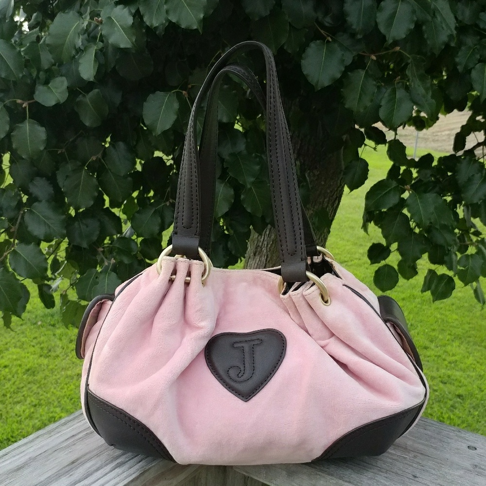 SOLD ~ Juicy Couture Pink Scottie Embroidery Bag - Picture 3 of 8