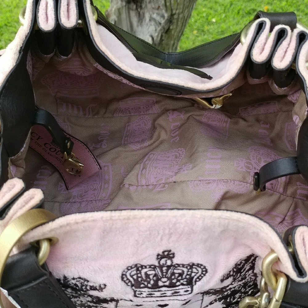 SOLD ~ Juicy Couture Pink Scottie Embroidery Bag - Picture 5 of 8