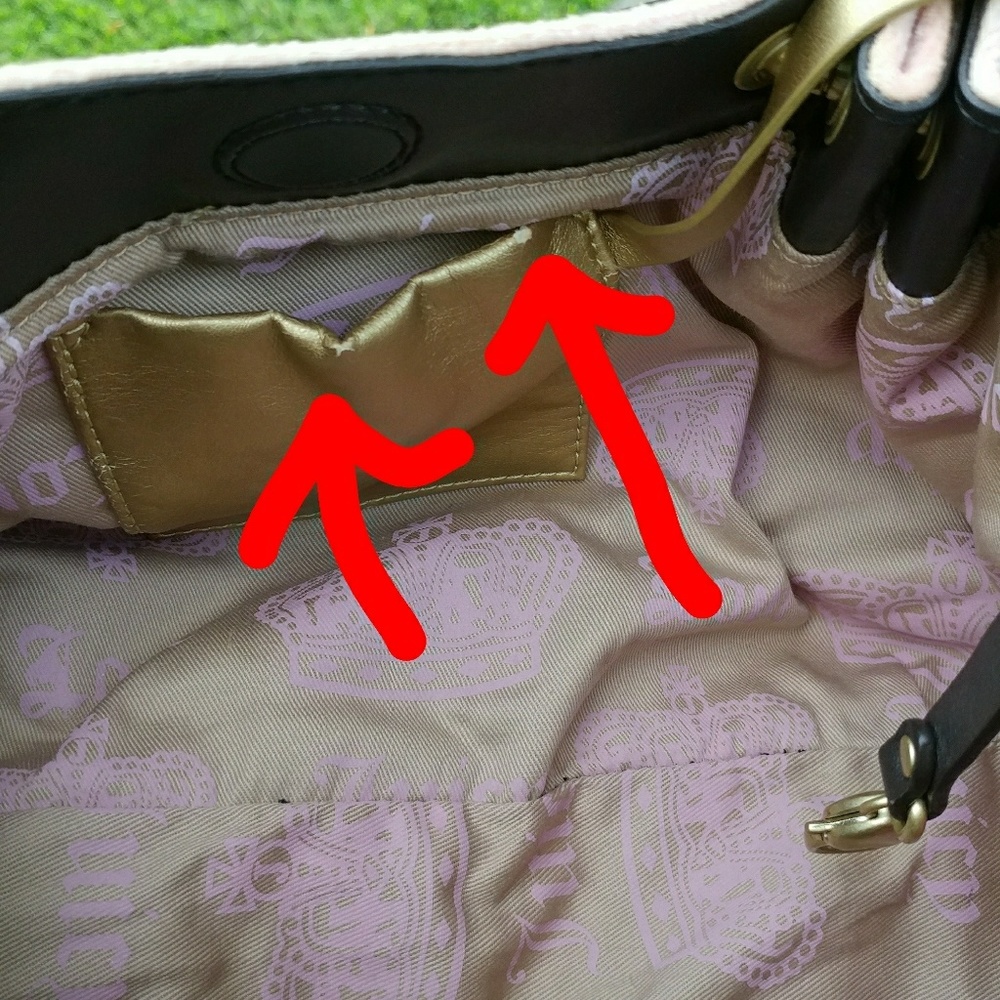 SOLD ~ Juicy Couture Pink Scottie Embroidery Bag - Picture 6 of 8