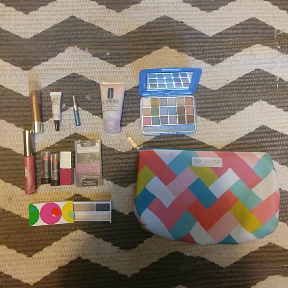 Makeup Lot w/ Designer Makeup Bag