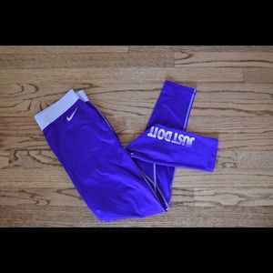 Nike Purple Leggings (fleece lined*)