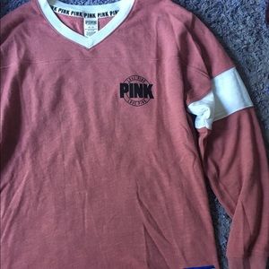 PINK V-Neck Sweater