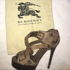 Burberry designer heels *authentic*