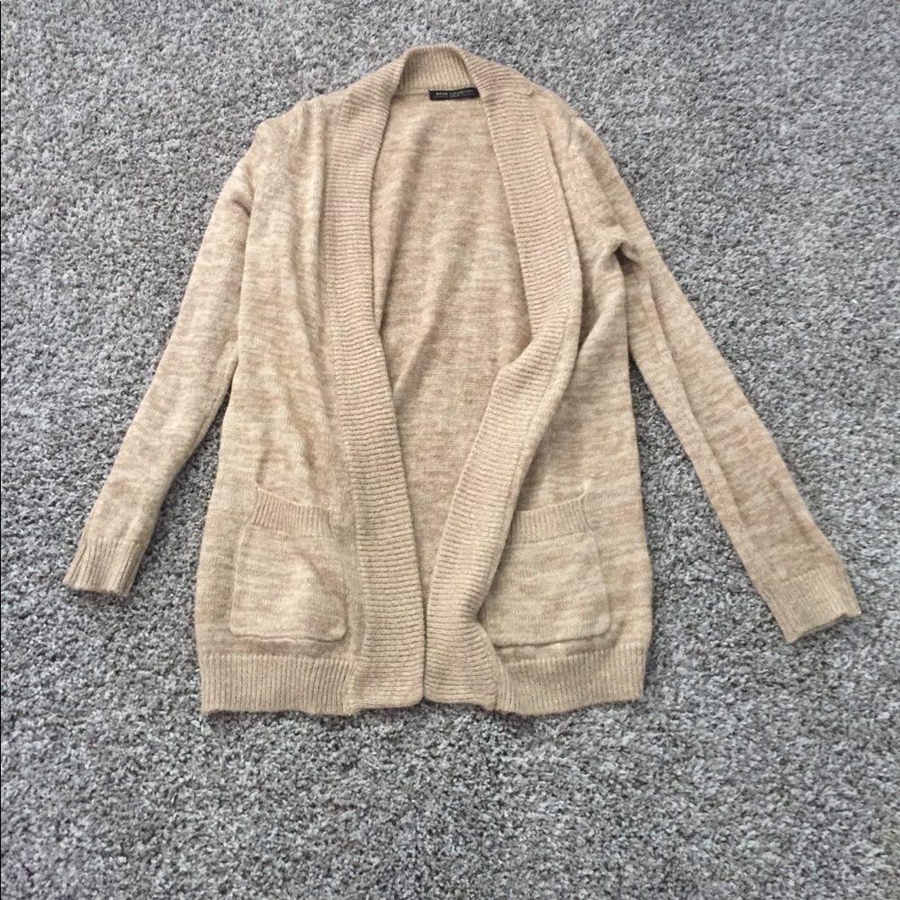 Gold Cardigan Sweater