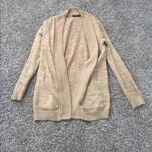 Gold Cardigan Sweater