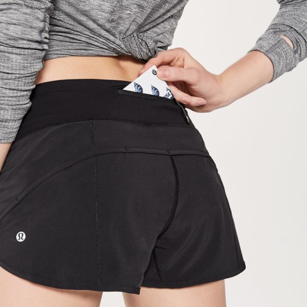 Black lululemon shorts