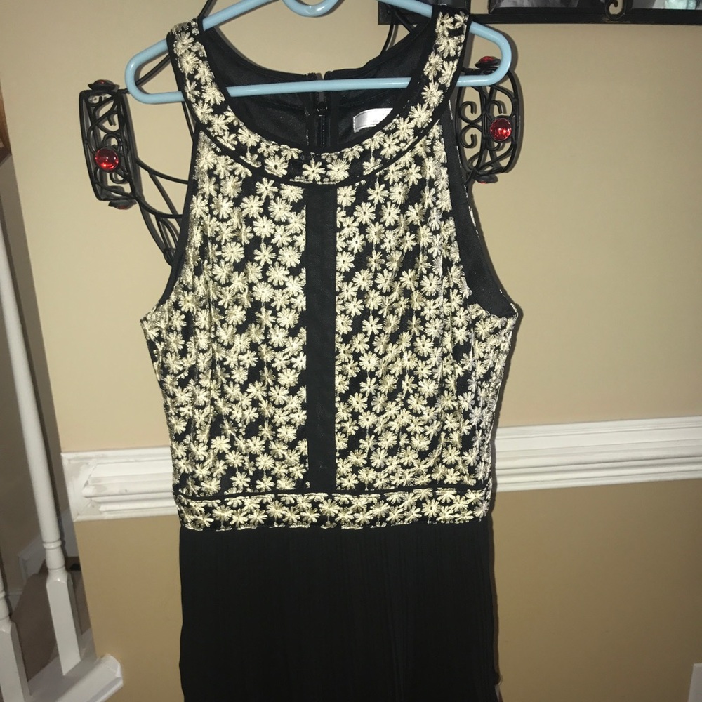 Black/gold dress