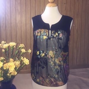 Jump Black Floral Blouse