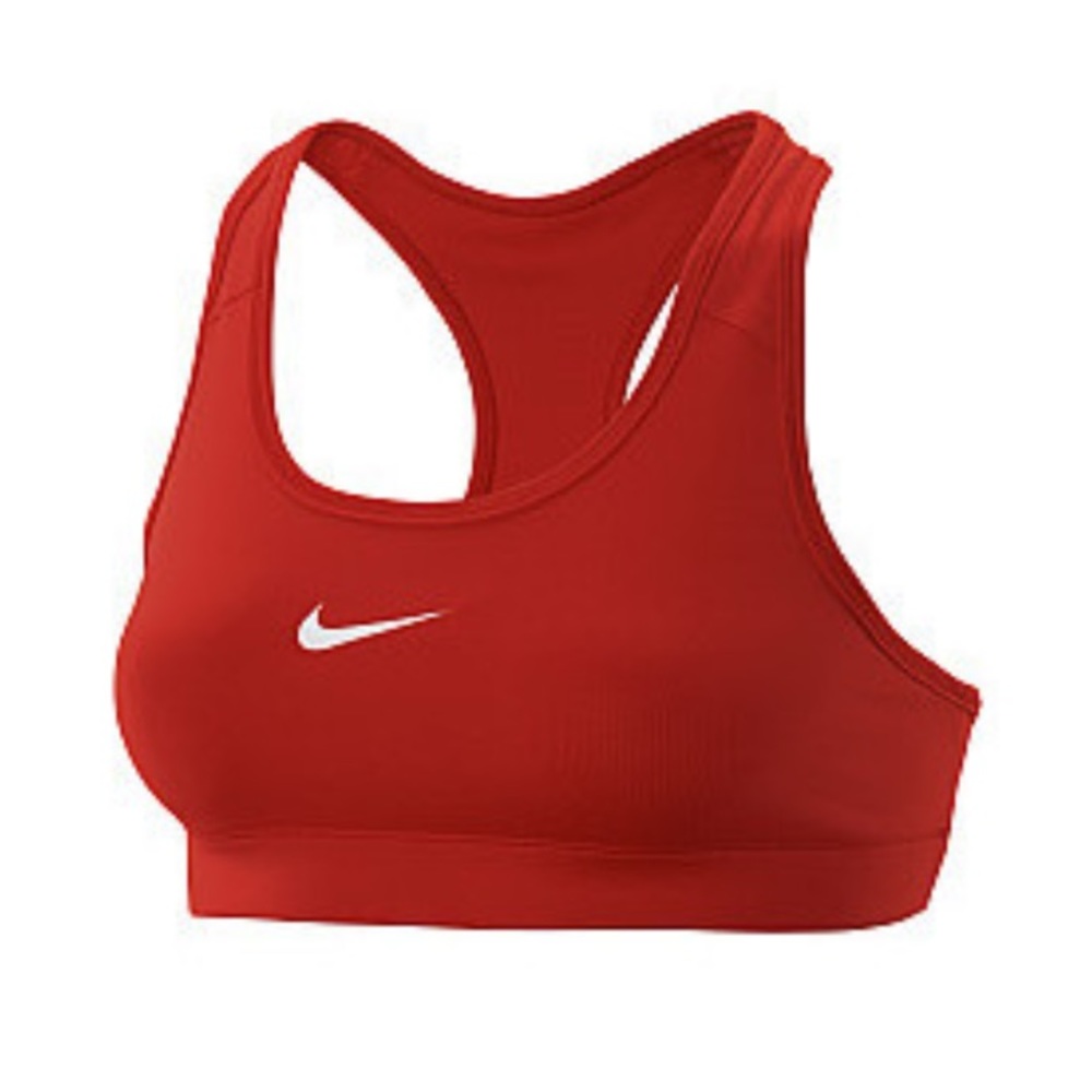 Red Nike Sports Bra - Picture 3 of 7