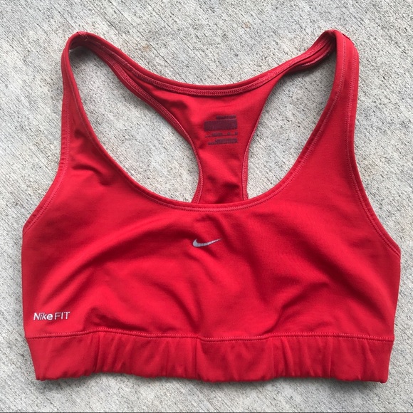 Red Nike Sports Bra - Picture 4 of 7