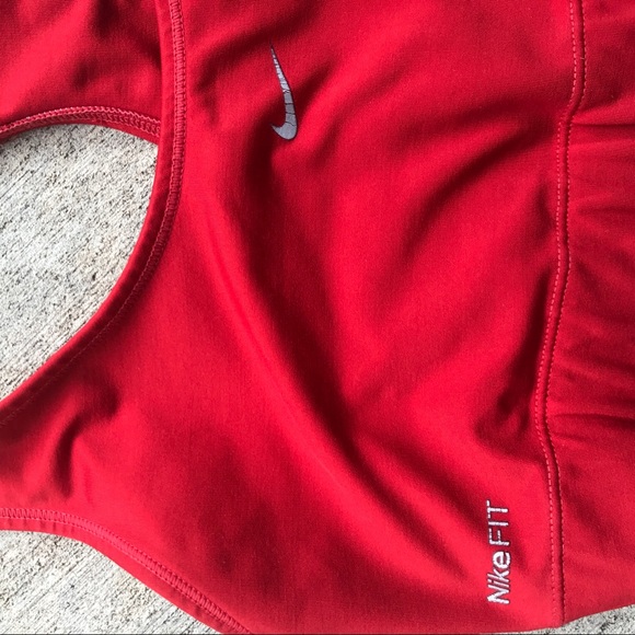 Red Nike Sports Bra - Picture 5 of 7