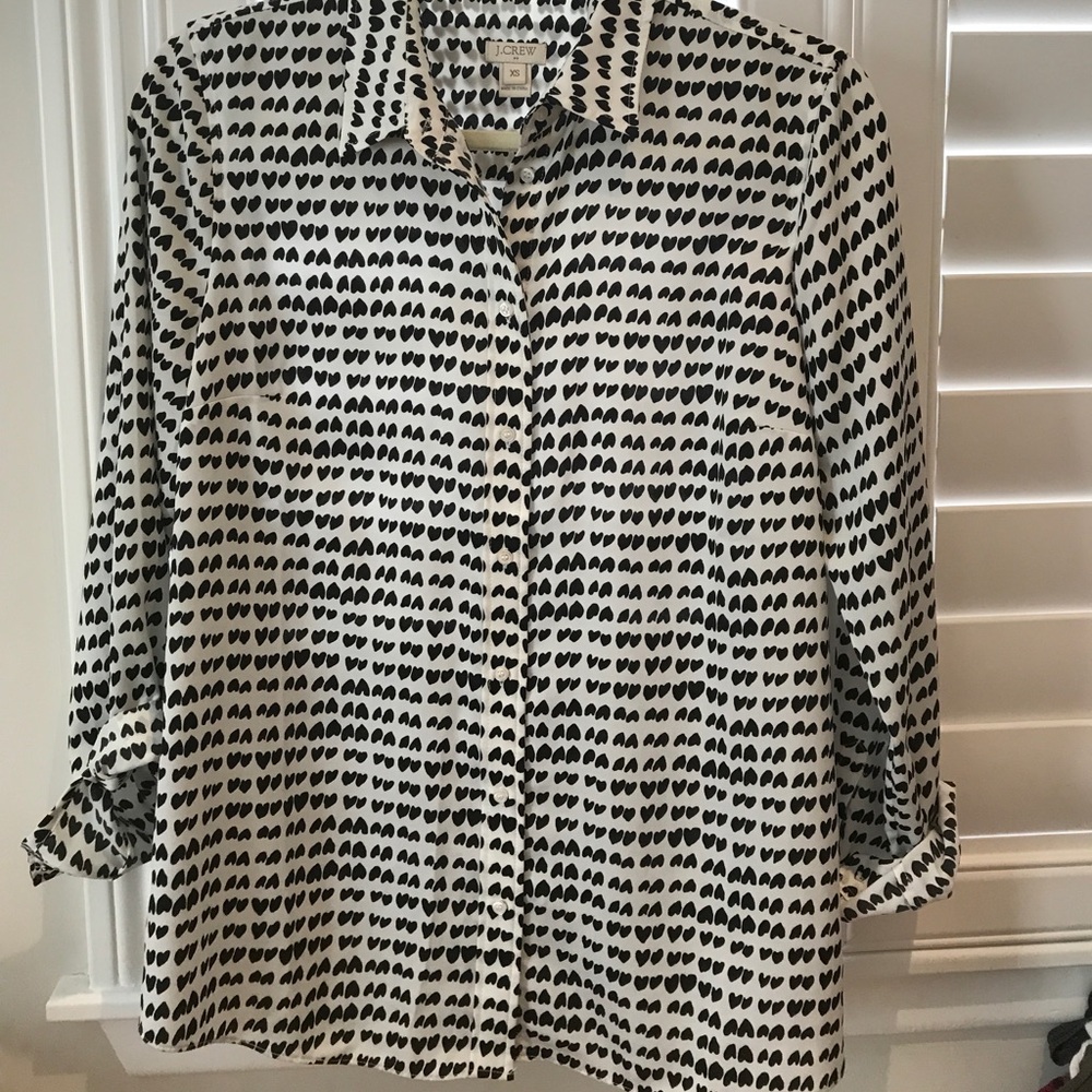 Women's J Crew button up blouse