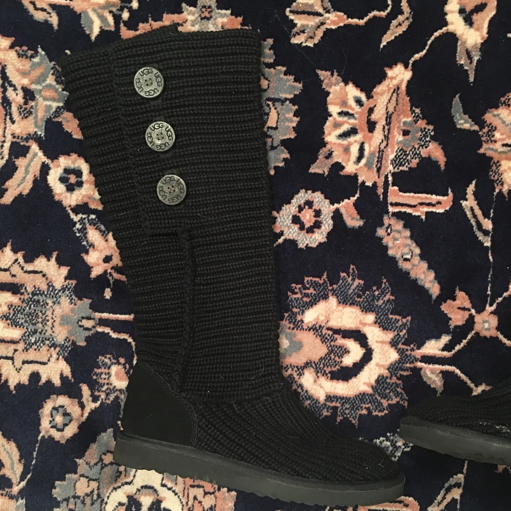 Knit UGG boots