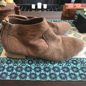 Tan Ankle Booties