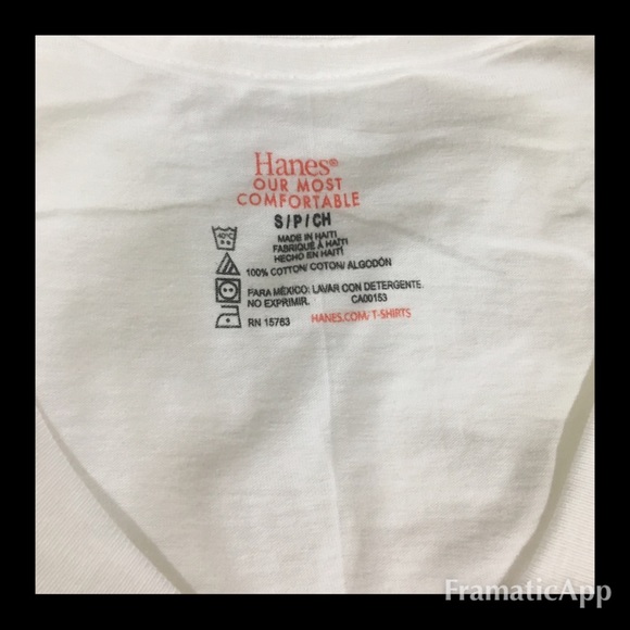 Hanes V-neck undershirt 3 pack. - Picture 3 of 3