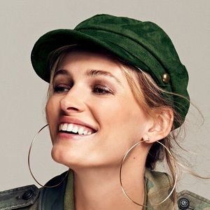 Free People Billie Jean Faux Suede Lieutenant Hat