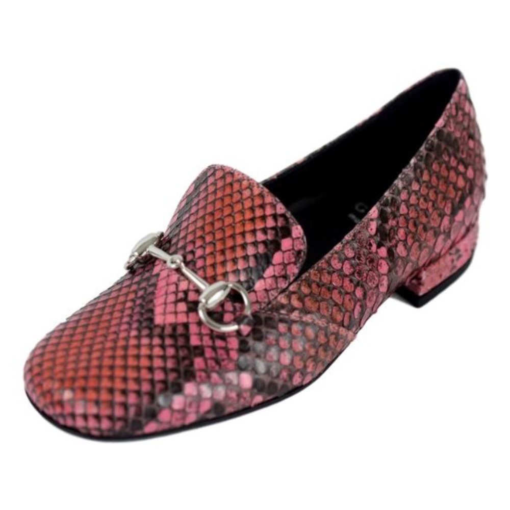 NIB Gucci Children's Python Kira Horsebit Moccasin