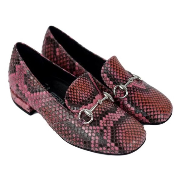 NIB Gucci Children's Python Kira Horsebit Moccasin - Picture 2 of 7