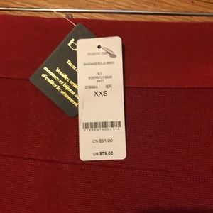 Brand new Bebe bandage skirt