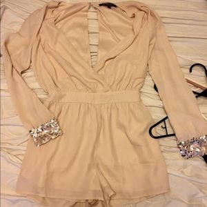 Romper w sequins