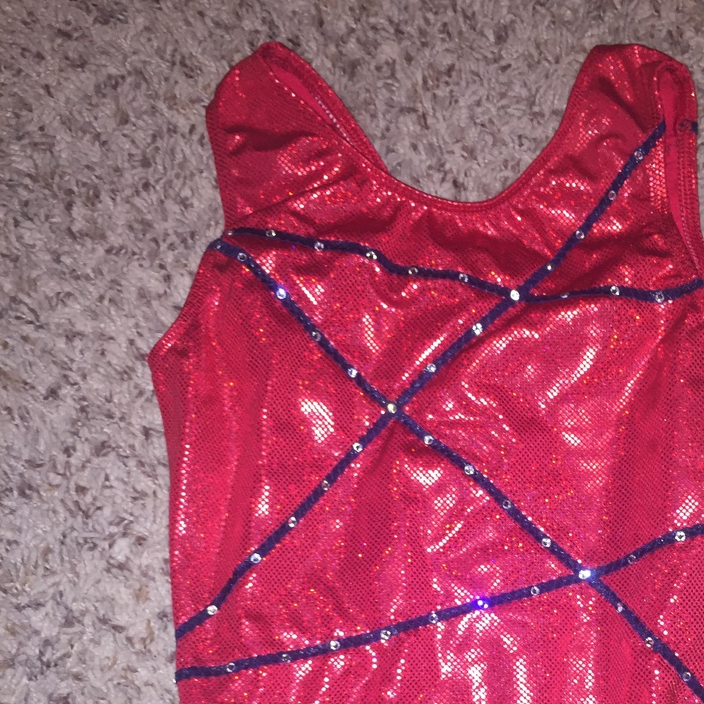 GK red leotard