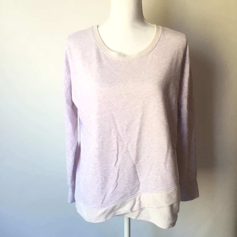 Gaiam yoga pullover sweater cotton size medium