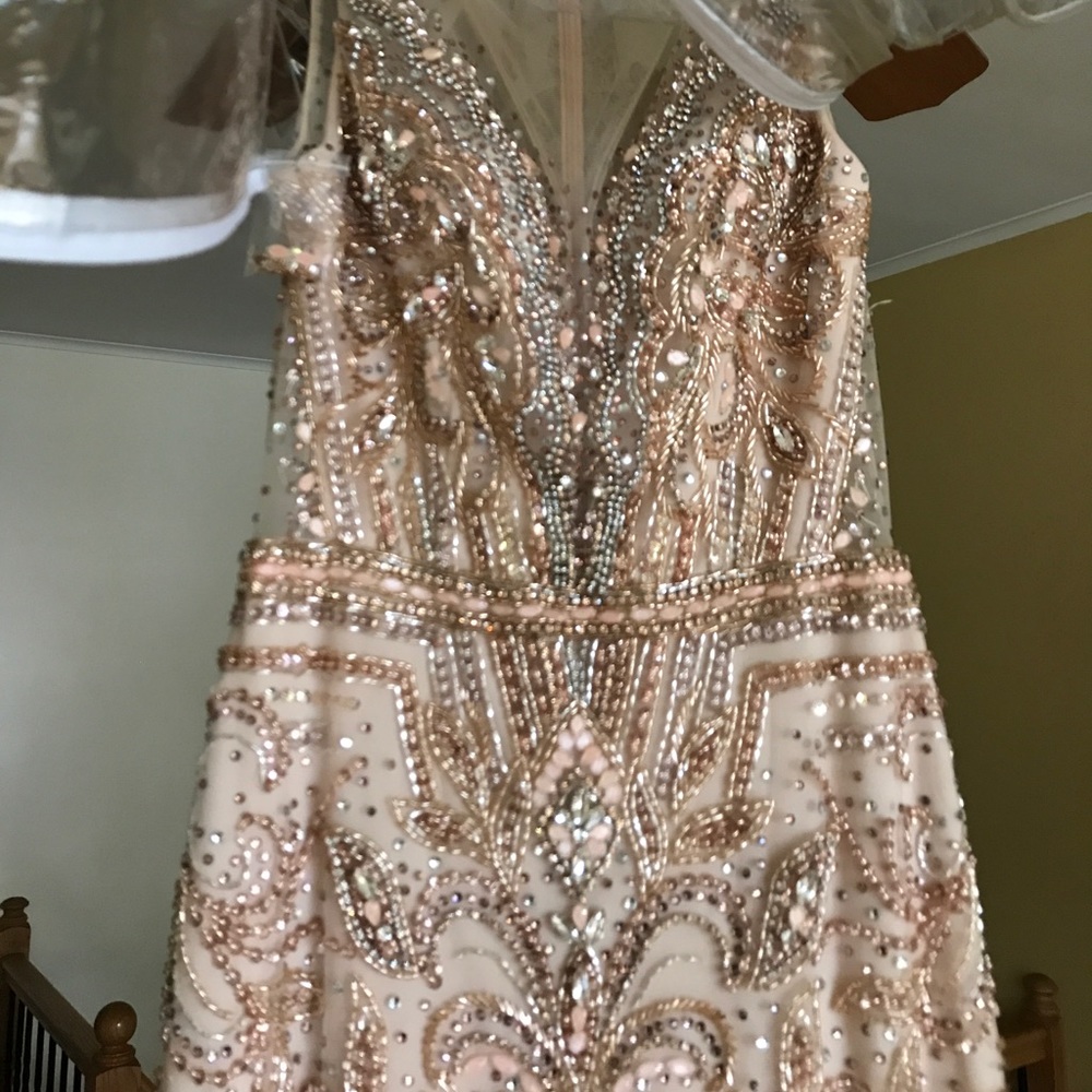 Beaded long dress