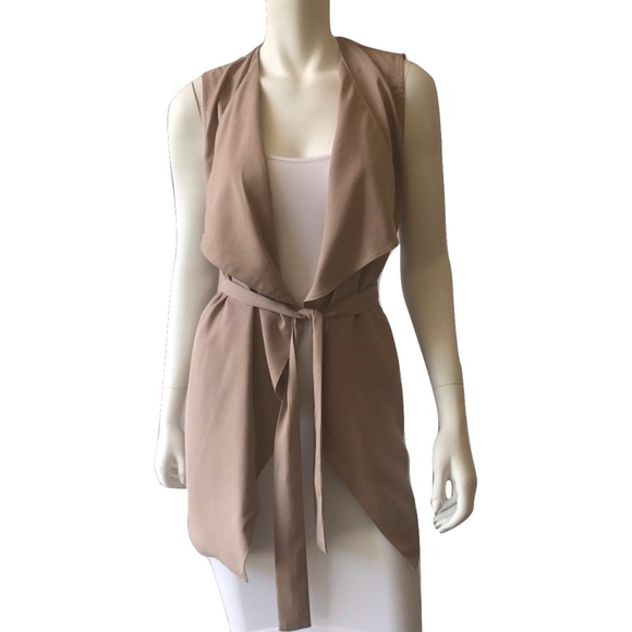 Artisan NY Taupe Wrap Vest - Picture 2 of 6