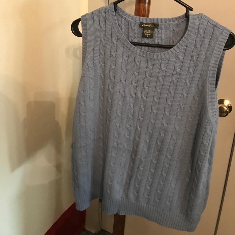 Eddie Bauer cable knit sweater vest