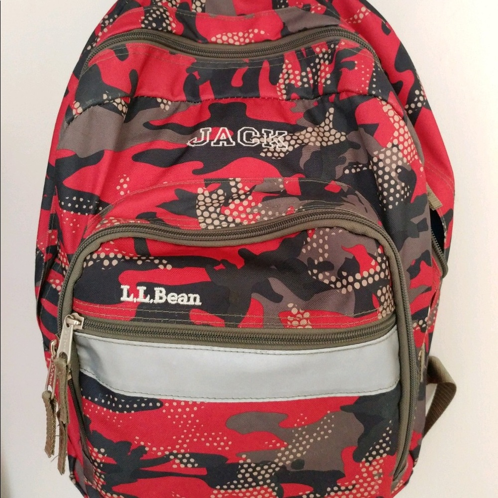 L.L.Bean Red bookbag