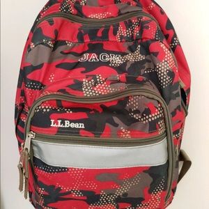 L.L.Bean Red bookbag