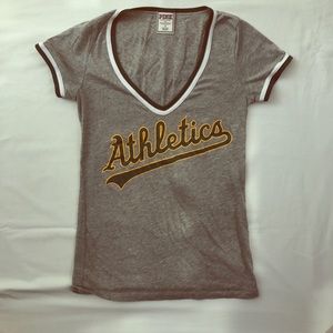 PINK Victoria Secret x MLB Oakland A's T-Shirt