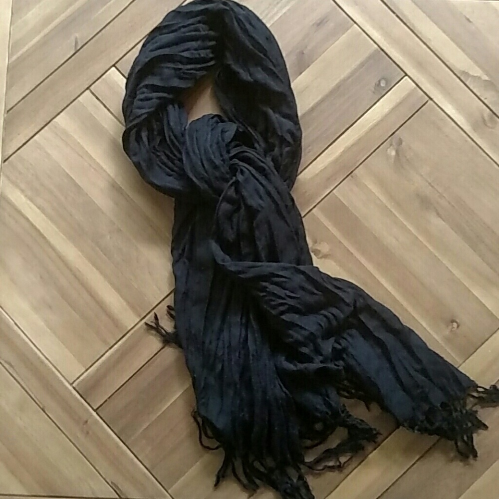 Super large black scarf!